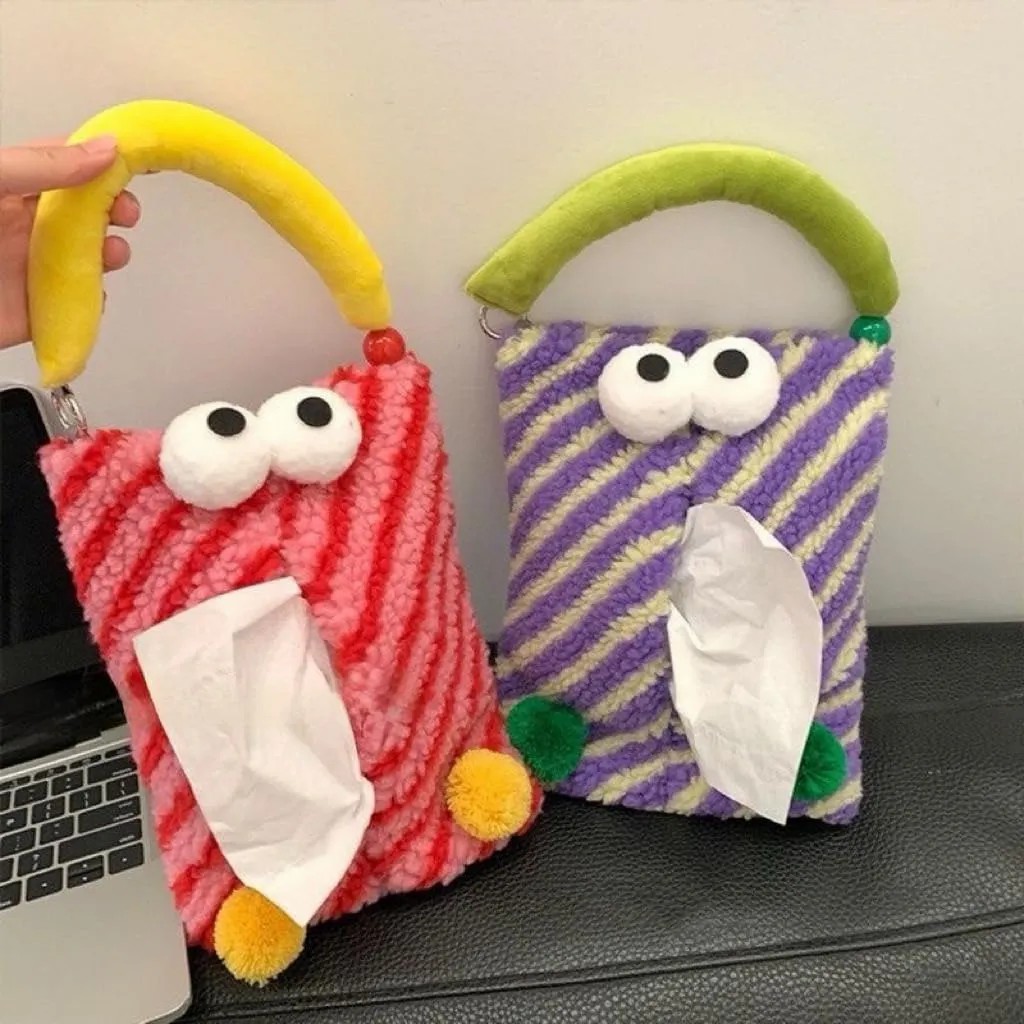 𝐍𝐞𝐰 𝐂𝐮𝐬𝐭𝐨𝐦𝐞𝐫 𝐃𝐢𝐬𝐜𝐨𝐮𝐧𝐭: $𝟏𝟎 𝐎𝐟𝐟⚡-👀Monster Plush Tissue Holder