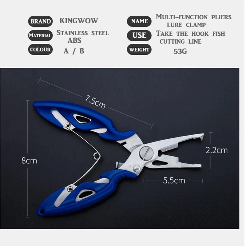 (Early Christmas Sale- 49% OFF) Multifunction Fishing Plier Scissor- Buy 4 Get 4 Free & Free Shipping