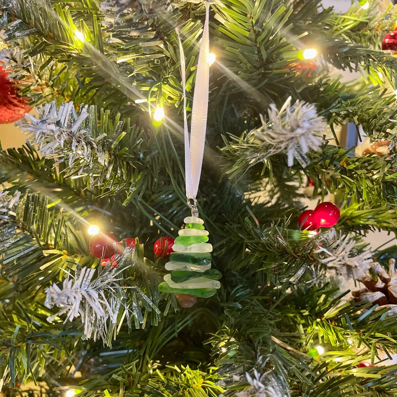 🎅Early Christmas Sale 49% OFF🎄 - Lake Erie Sea Glass Christmas Tree Ornament