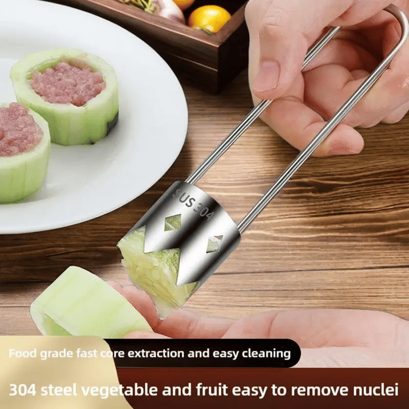 🎁TikTok Last Day Sale - 70% OFF🔥2 Pcs Fruit and Vegetable Corer Tool