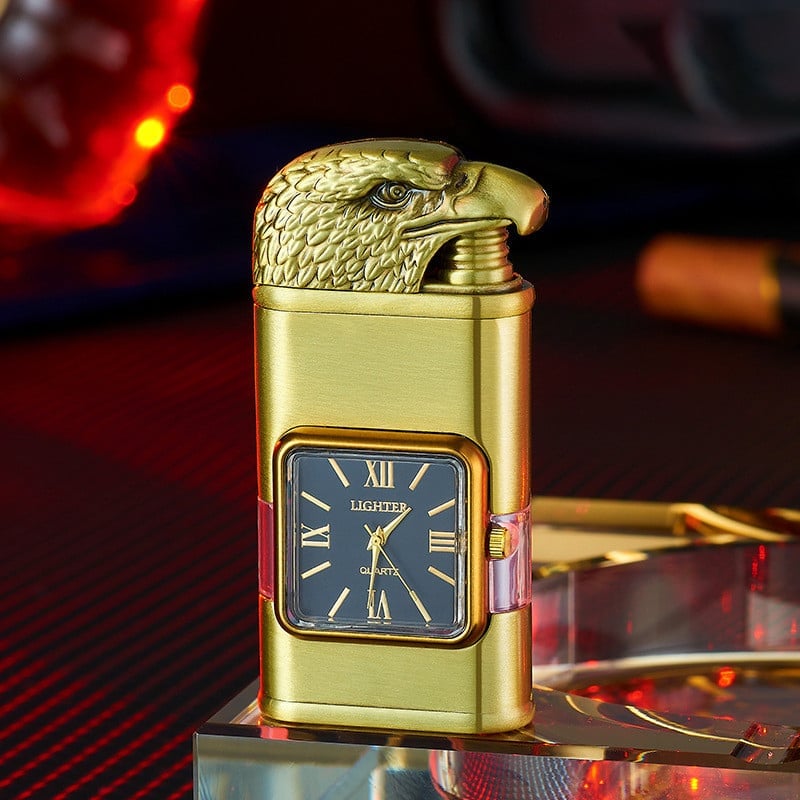 🔥Last Day 50% OFF -Windproof Lighter Vintage Watch Bezel -- Jet flame Torch