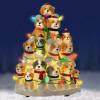 🎄Holiday Puppies Hand Crafted Light Up Resin Christmas Tree