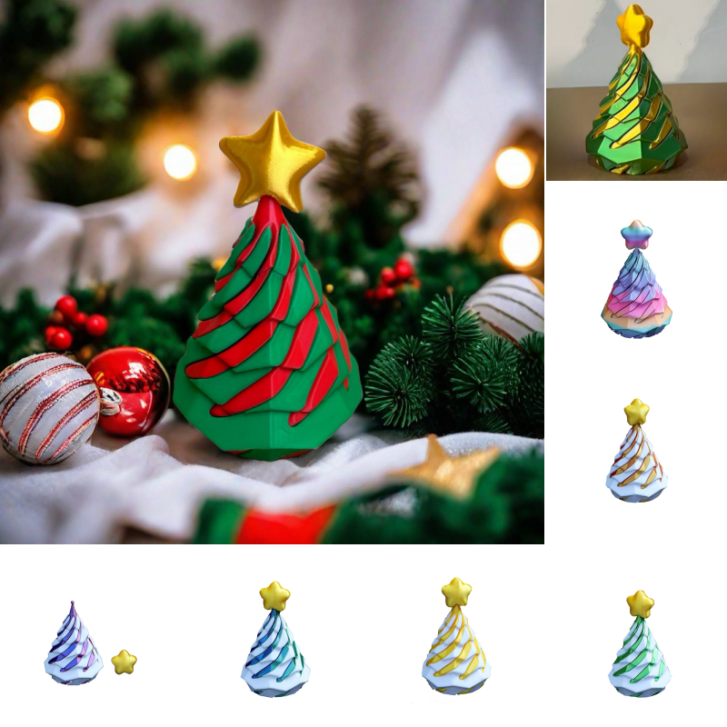 🌲Early Christmas Sale 48% Off🎁3D-Printed Spiral Cone Christmas Tree