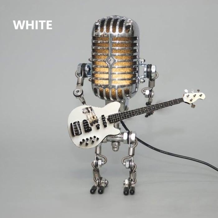 🔥Last Day Promotion - 60% OFF🎁🤖Vintage Metal Microphone Robot Desk Lamp🎸