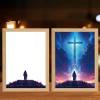 🔥Last 4 hours Sale: Save 60%- ✝🙏He Is With Me -- The Jesus Lamp