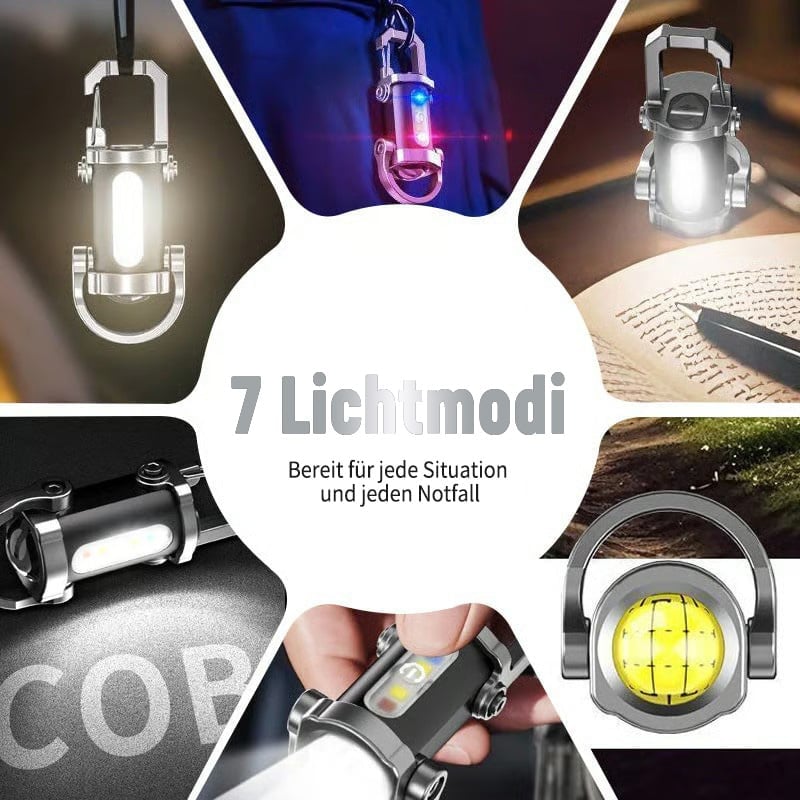 🔥Heißer Verkauf 49% Rabatt🔋Mini-LED-Schlüssellicht (wiederaufladbar)