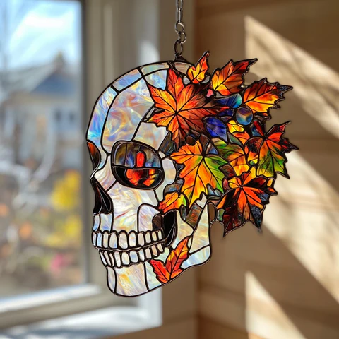 🎃Haunted Elegance: Handcrafted Halloween Suncatcher Collection