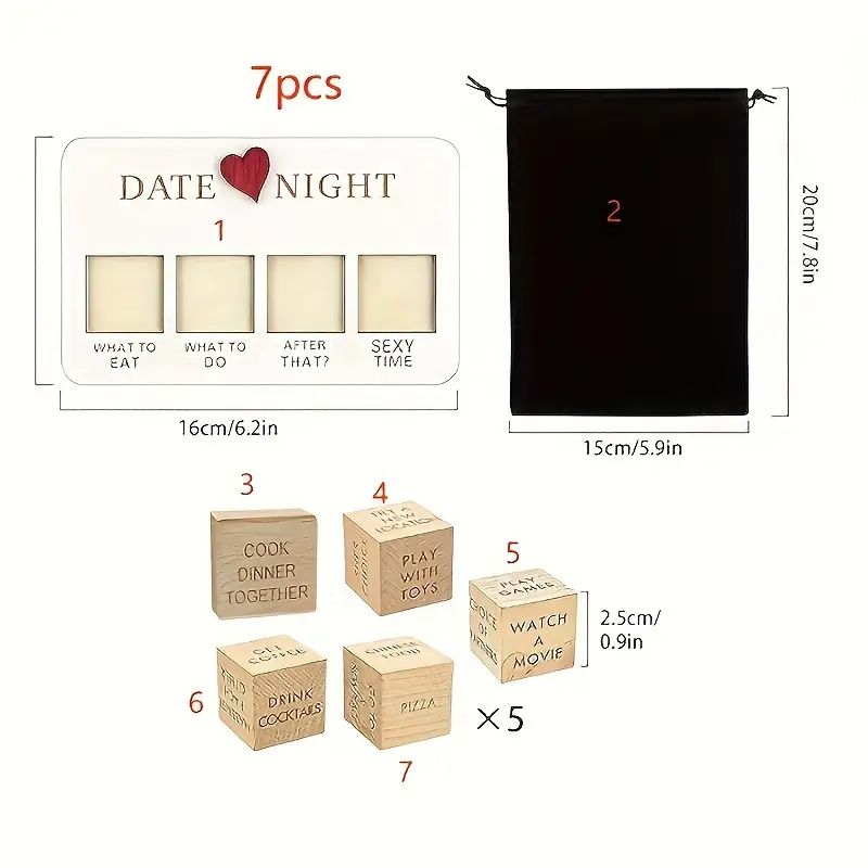 Dice Set for Couples Night