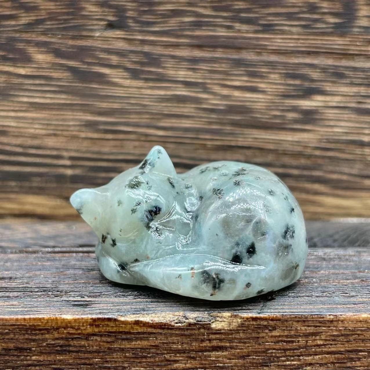 🥰HOT SALE on Mother's Day🐱 Natural Quartz Crystal Sleeping Cat Decoration