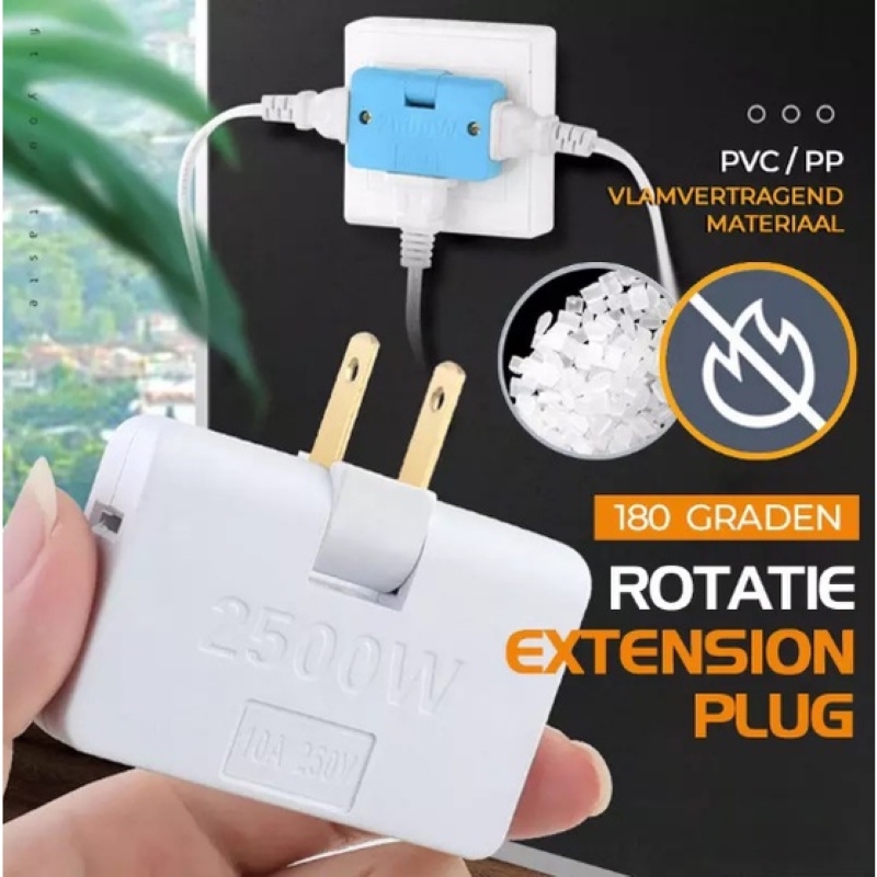 🔥HOT SALE 49% OFF🎁180 Degrees Rotatable Socket Converter- Buy 4 Get 2 Free