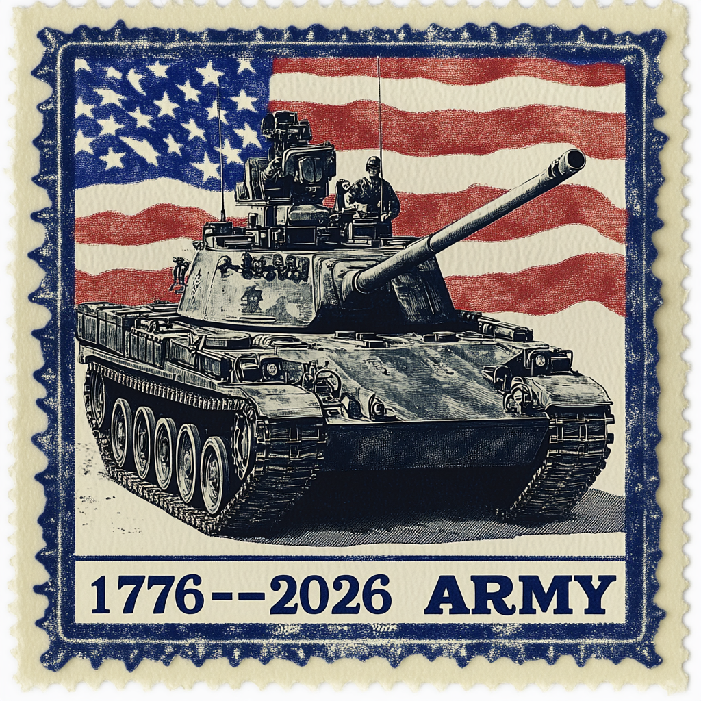 U.S. Army 250th Birthday Commemorative Stamp Set