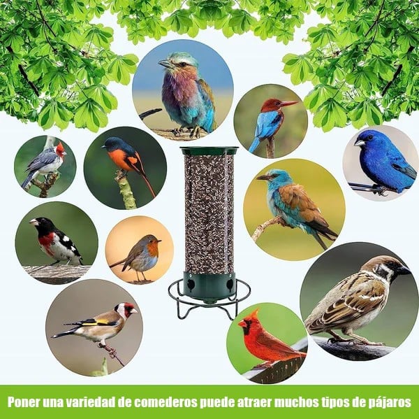 (🔥Promoción Del Último Día 49%OFF🔥)Comedero Para Pájaros A Prueba De Ardillas(Compra 2 Envío Gratis)