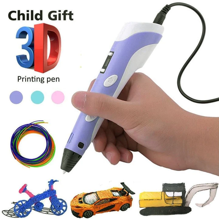 (🌲Early Christmas Sale- SAVE 48% OFF)2022 Upgraded 3D Printing Pen with 30 Feet of Filament(buy 2 get free shipping)