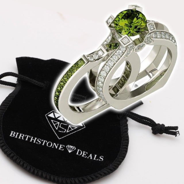 Beautiful 2-in-1 Birthstone Ring Set-BUY 1 & GET 1 FREE TODAY!