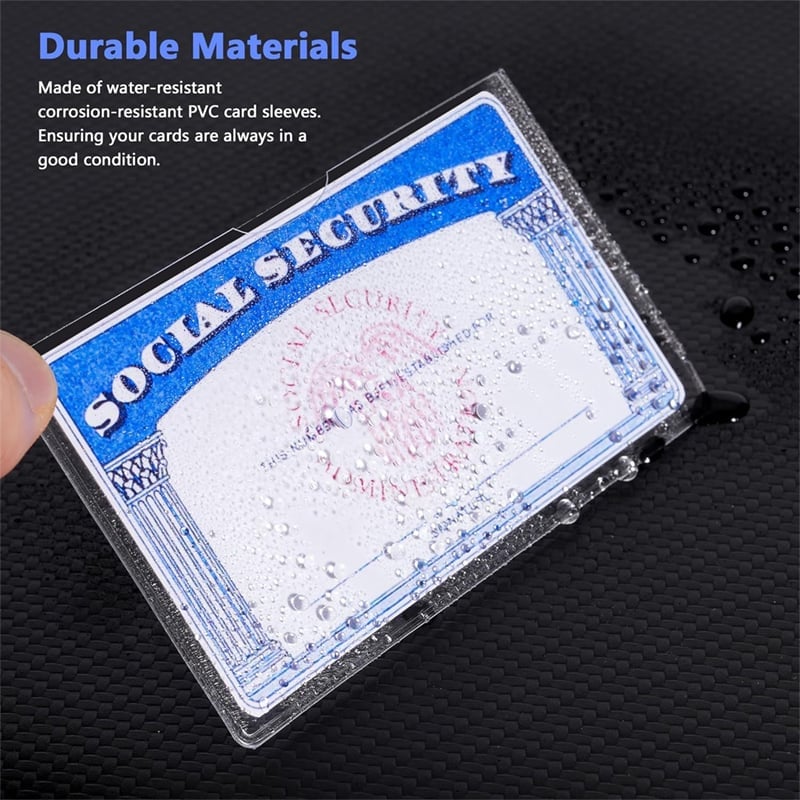 🎁TikTok Last Day Sale - 70% OFF✨Social Security Card Protector Sleeves