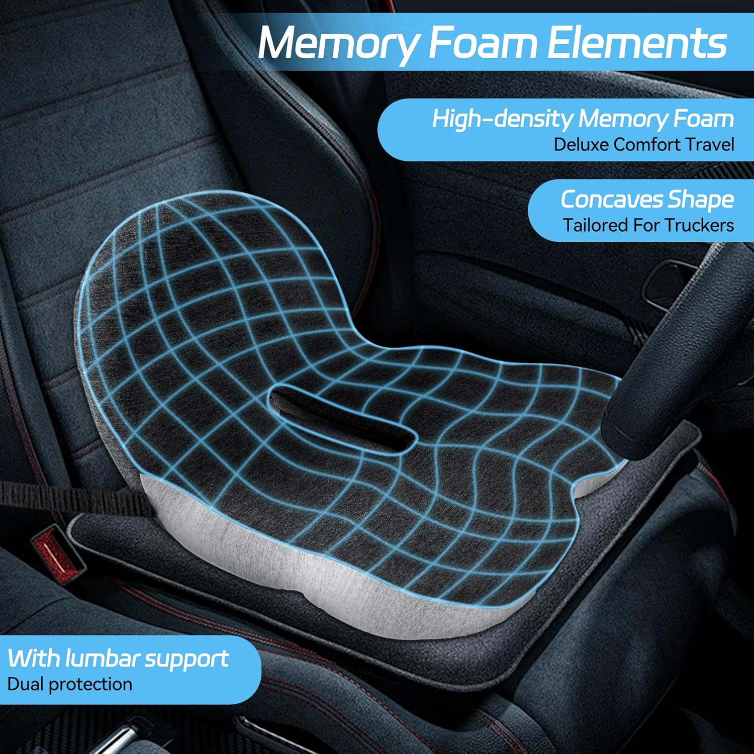 🔥Historical Lowest Price: Save 49%🔥Non-Slip Memory Foam Seat