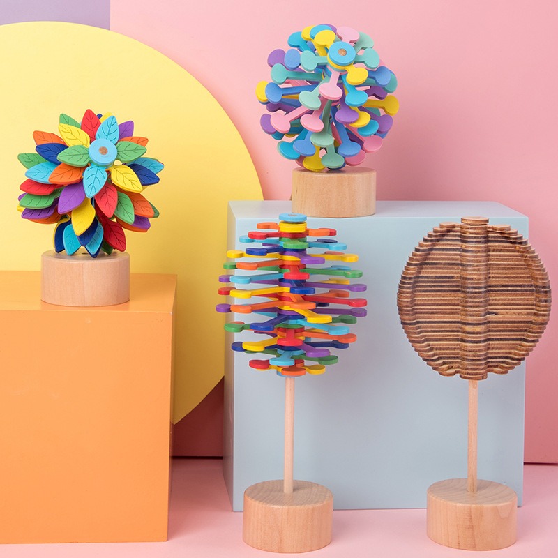 ⚡⚡Last Day Promotion 48% OFF - Colorful Wooden Rotating Stick Toy(🔥BUY 2 GET 2 FREE )