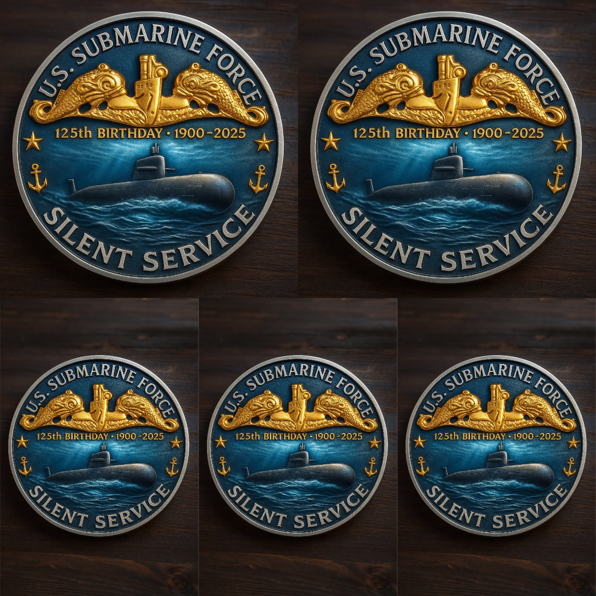 🏆Flash Sale 60% OFF - ⚓ “U.S. Submarine Force 125th Anniversary” Commemorative Coin 🇺🇸