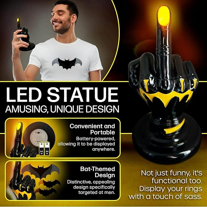 🔥LED Middle finger statue--Buy 2 Free Shipping