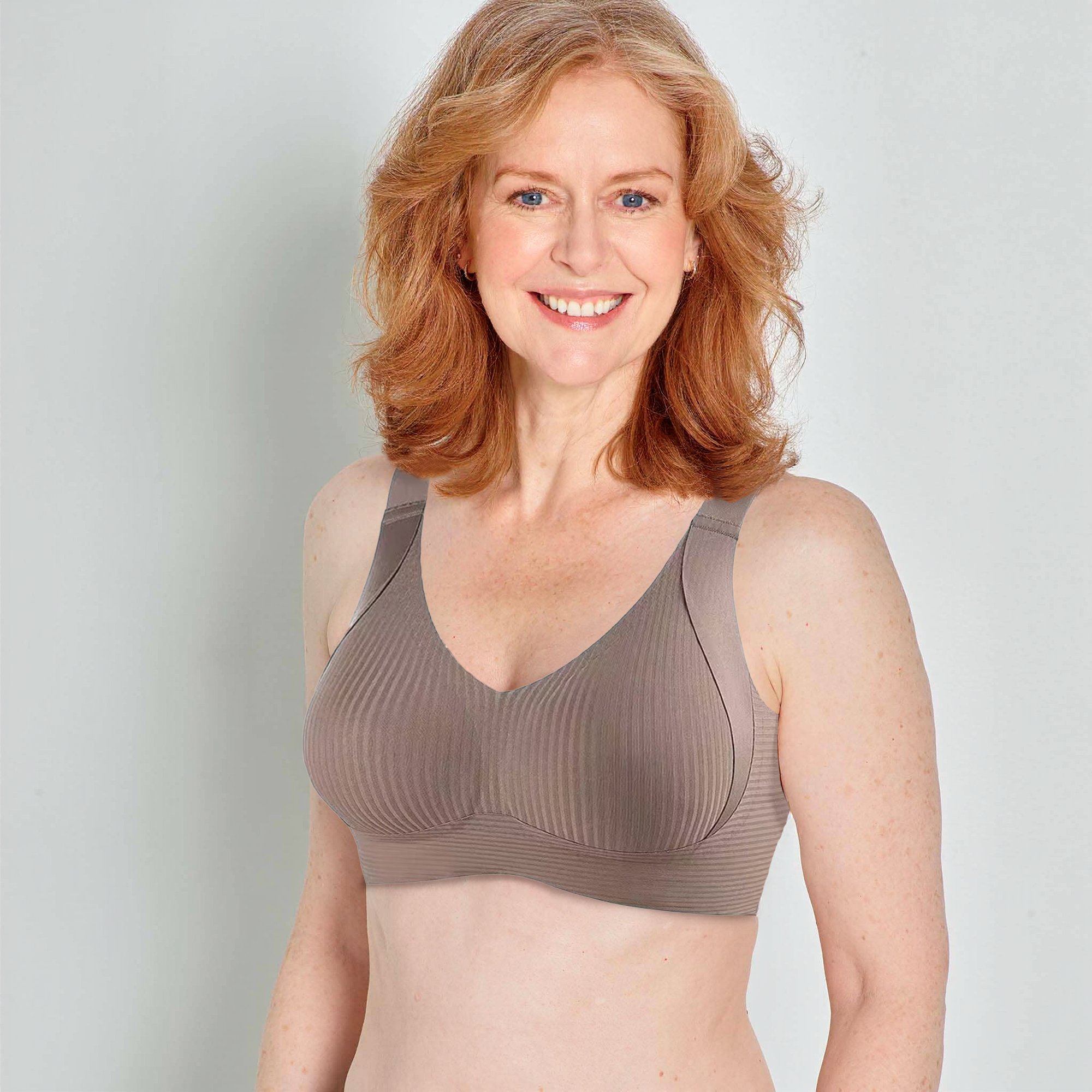 🎁 Last Day Promotion 70% OFF🔥Women's Ribbed Push Up Adjustable Wireless Bra