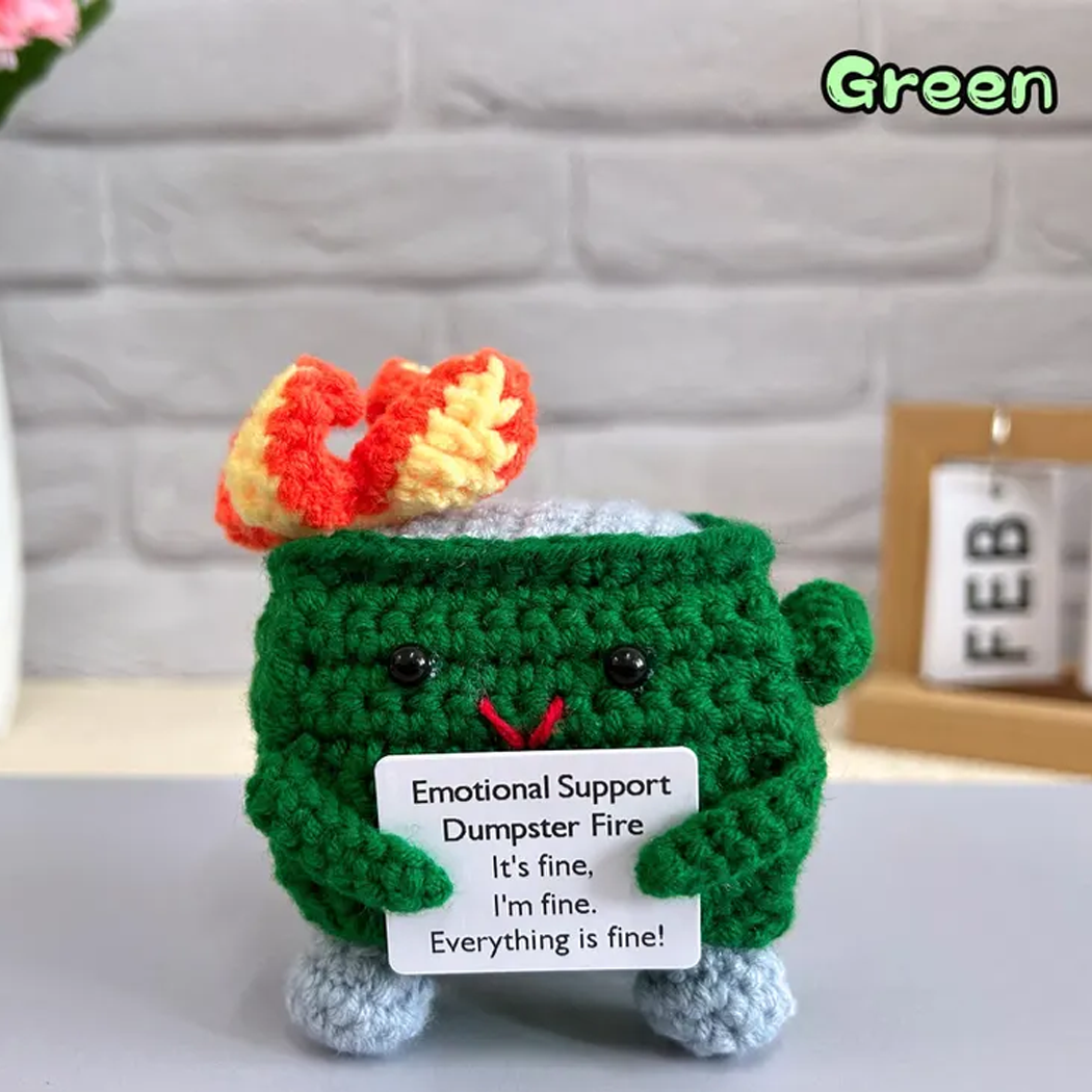 Crochet Dumpster Raging Fire