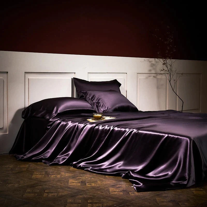 (🔥Last Day Promotion 50% OFF) Luxury Pure Mulberry Silk Bedding Set of 4