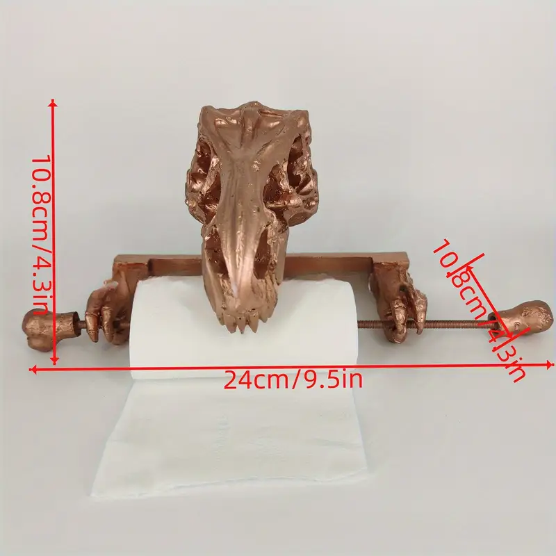 Dinosaur Skull Toilet Paper Holder