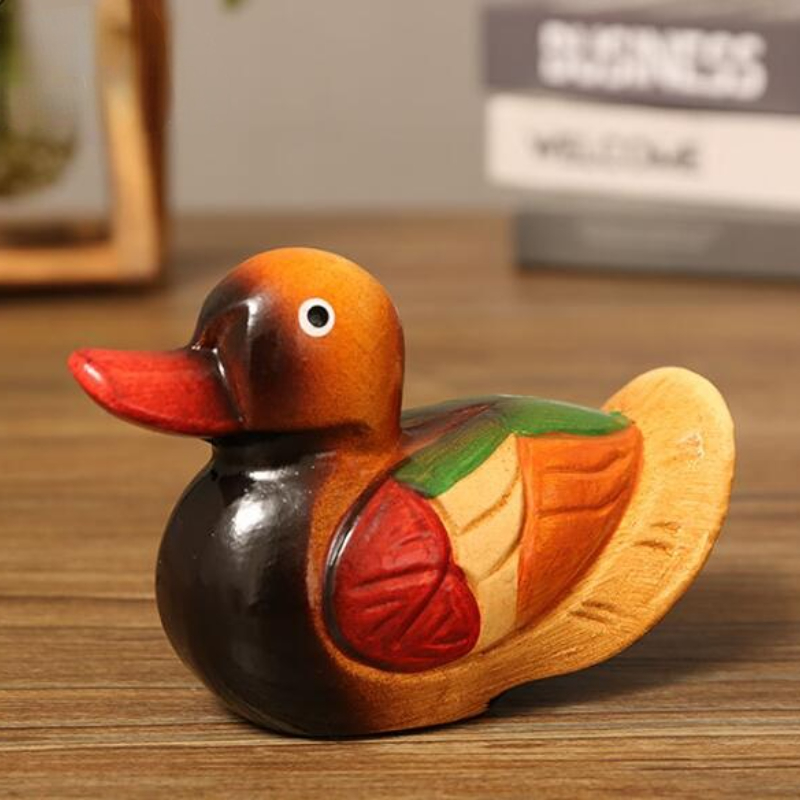 🔥Wooden Mandarin Ducks Display Ornament- Buy 2 Get Extra 10% Off