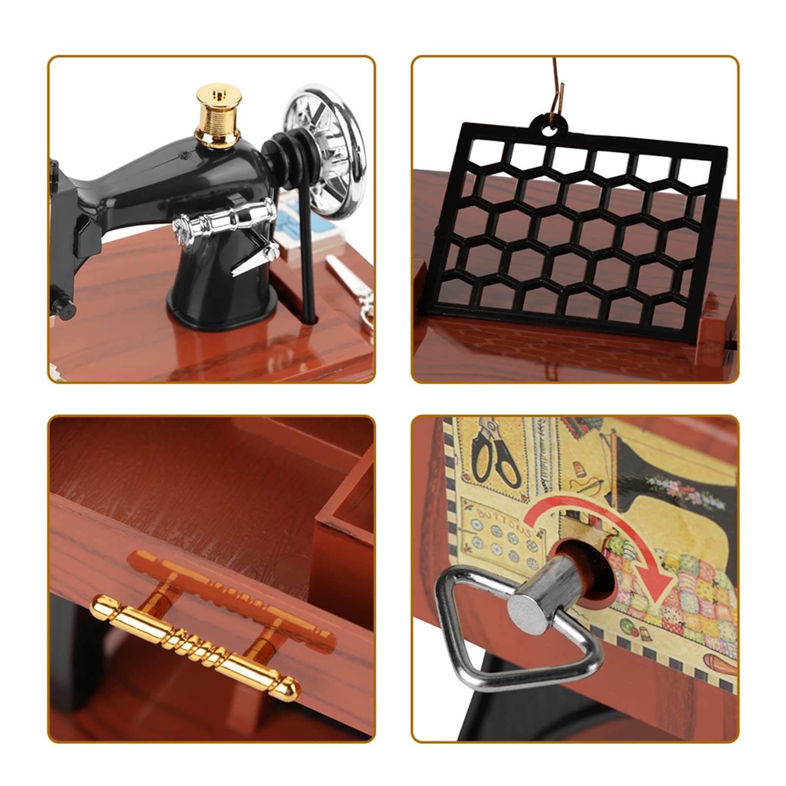 Last Day 70% OFF🔥Wood Mini Sewing Machine Music Box (BUY 2 GET FREE SHIPPING)