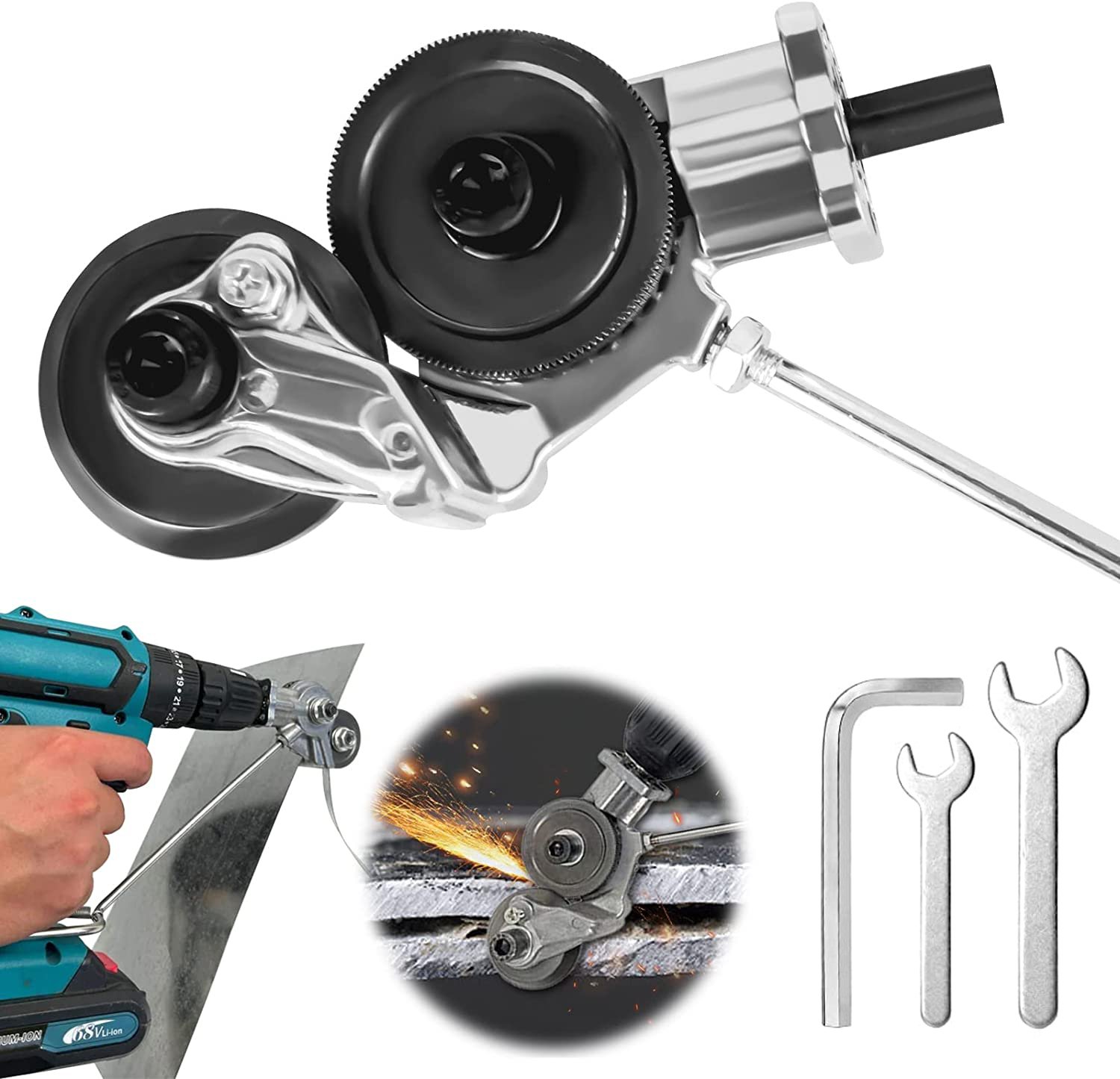 🔥Clearance Sale Last Day 60% OFF🔥🔧Electric Drill Shears Attachment 👍BUY 2 GET 10% OFF & FREE SHIPPING📦