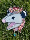 Handmade Opossum Stained Glass Suncatcher