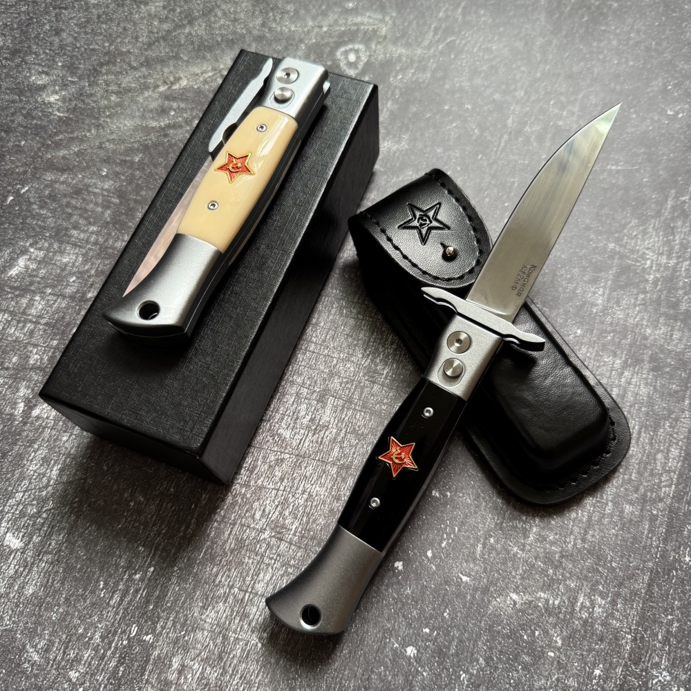 Semi-automatic outdoor EDC high quality folding knife