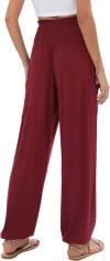 QIANXIZHAN Women's Harem Pants, High Waist Yoga Boho Trousers with Pockets