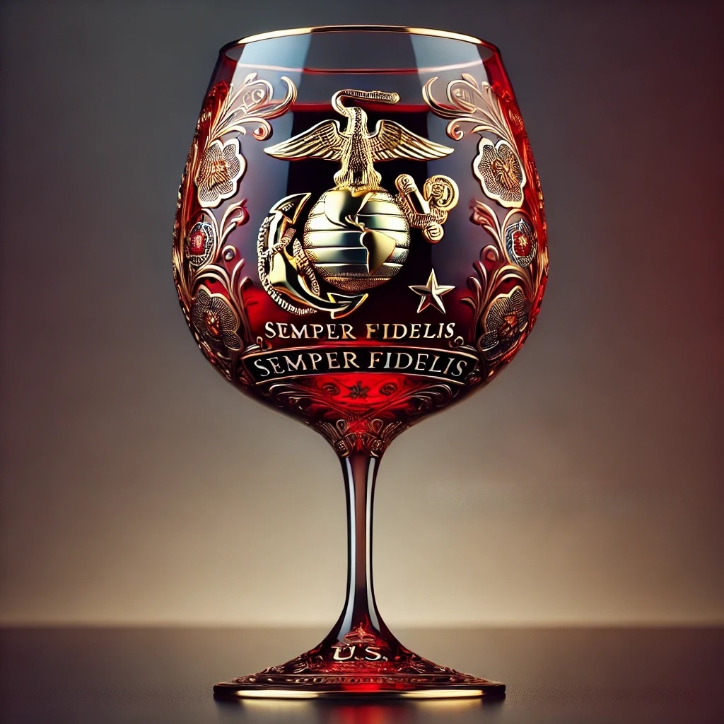 LAST DAY 50% OFF🔥Veteran Tribute Wine Glass-Buy 2 Free Shipping