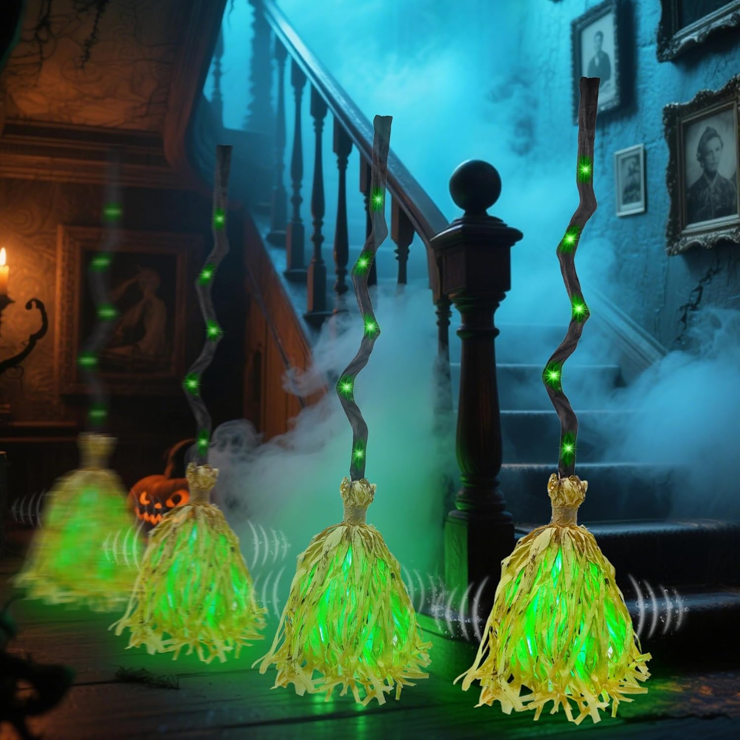 ⏰LAST DAY SALE 50% OFF💥Witches Broom Halloween Decor