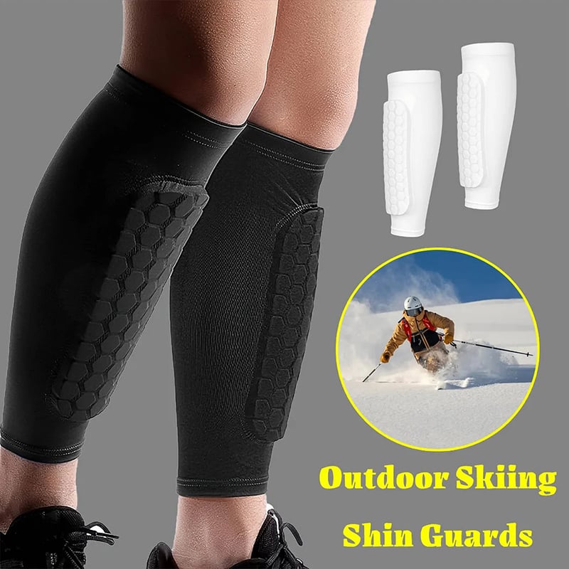 🔥Last Day Promotion 48% OFF-🎁-Outdoor EVA Silicone Non-slip Honeycomb Anti-Collision Shin Guards