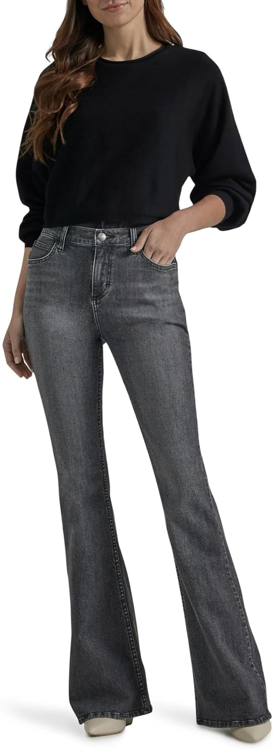 Lee Women's Legendary Mid Rise Flare Jean