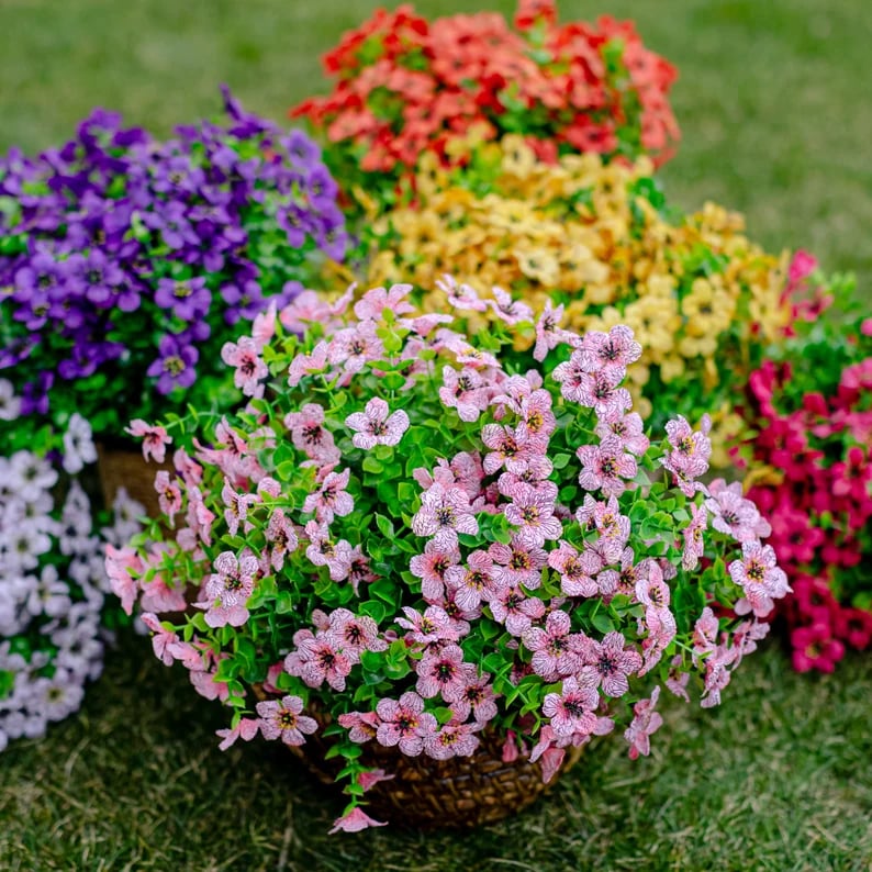💥Upgraded high-grade material 🌱UV Resistant Lifelike Artificial Flowers