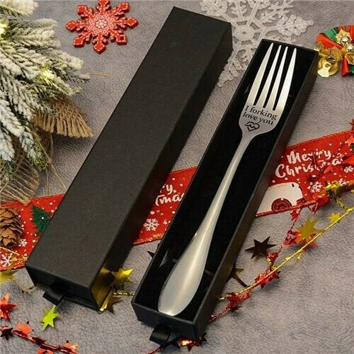 (🎉Last Day Promotion 50% OFF) 💝Engraved Fork (With Gift Box) - Buy 4 Get Extra 20% OFF & Free Shipping