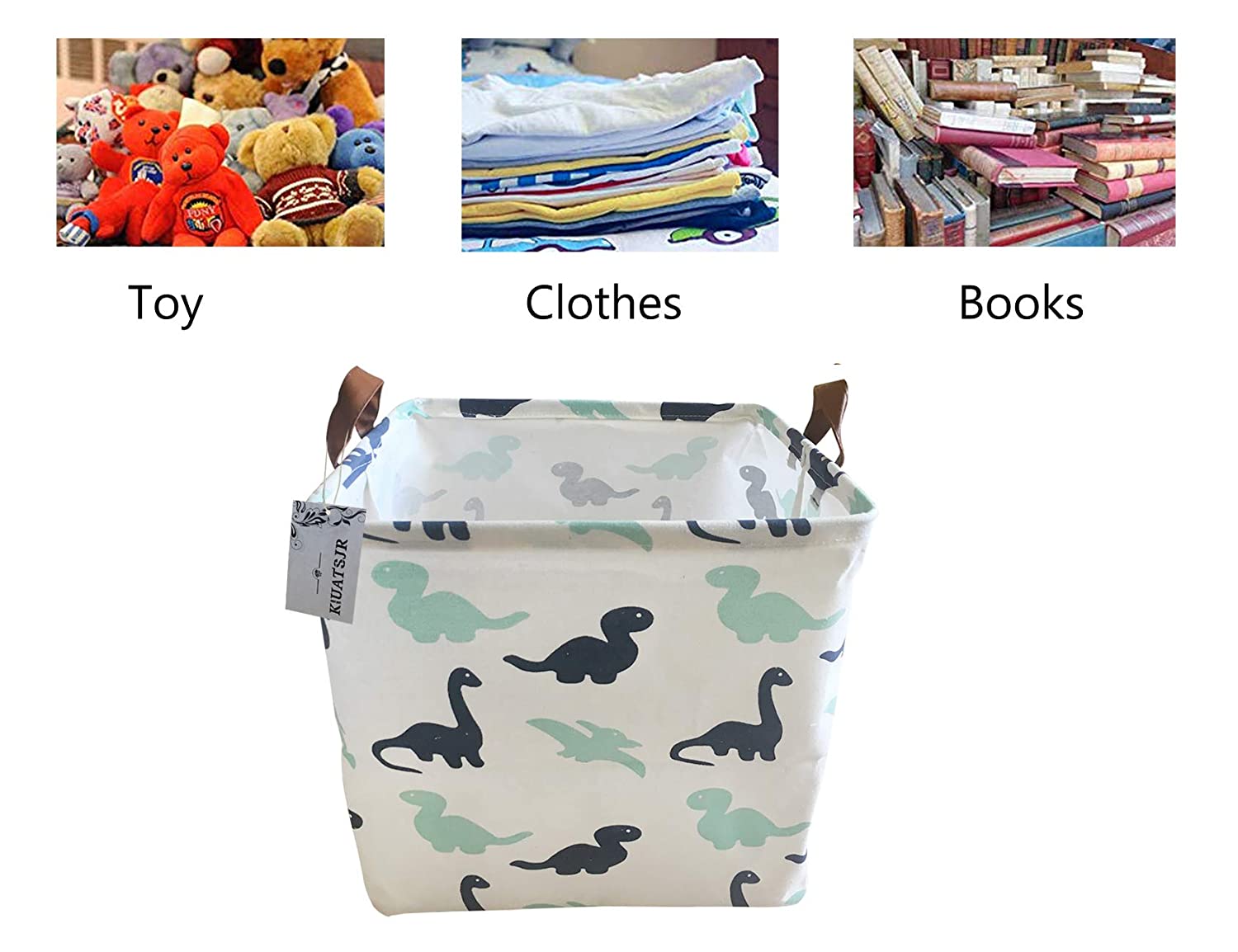 (🎄Christmas Promotion--48% OFF)Foldable Canvas Cartoon Storage Box--2 PCs/Set(🔥Buy 3 get 1 Free)