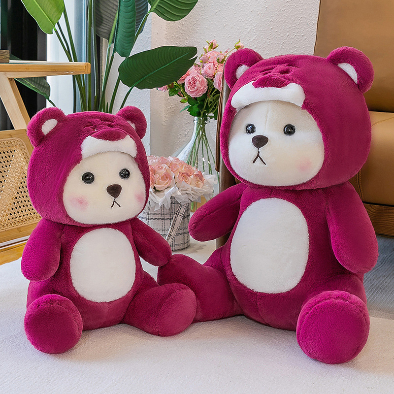 🔥Limited Time Sale 48% OFF🎉Strawberry Bear Plush-Buy 2 Get Free Shipping