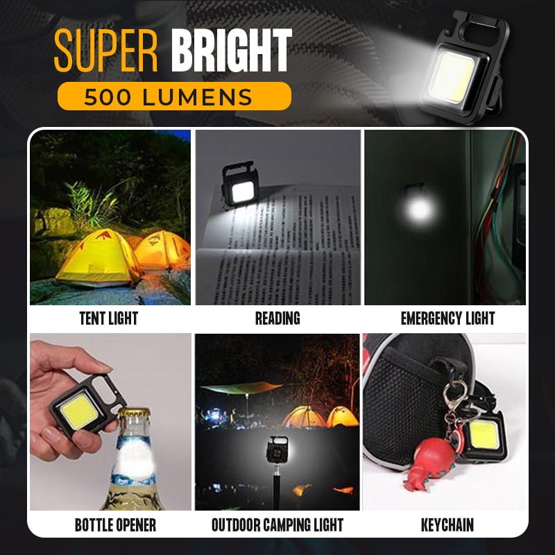 Christmas Hot Sale 48% OFF - Multifunctional Keychain Emergency Light - BUY 2 GET 1 FREE