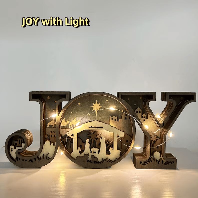 🔥Nativity Scene Wooden Ornaments