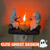 🔥Last Day Promotion - 60% OFF🎁👻Ghosts Roasting Campfire S'Mores Flicker Flame Night Light