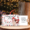 🎁TikTok Last Day Sale - 70% OFF🎉Funny Couples Christmas Gift - Personalized Photo Wooden Slider Ornament For Couples