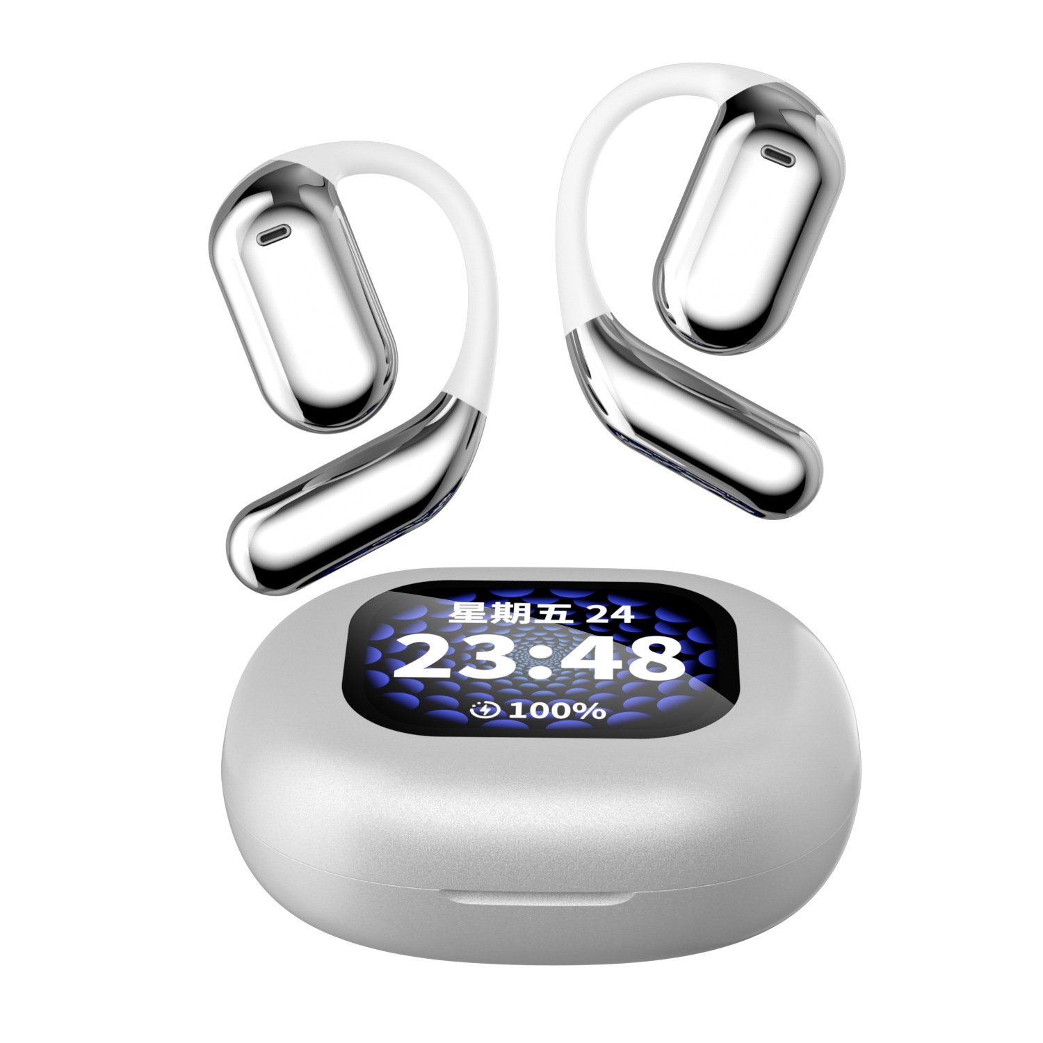 🔥Last Day Promotion 70% OFF🔥True Powerful Bluetooth 5.4 Open Ear Earbuds, IPX5 Waterproof