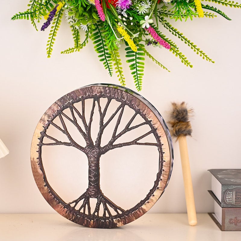 Last day 49%off🌳Shaman Drums 'Tree Of Life' Spirit Music