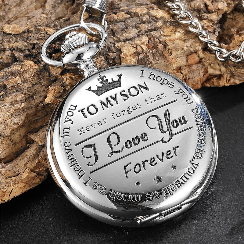 🎄CHRISTMAS SALE 50% OFF🎄To My Son Quartz Pocket Chain Watch-Buy 2 Free Shipping