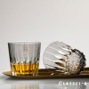 Light Gray Star Edo Kiriko Whiskey Glass