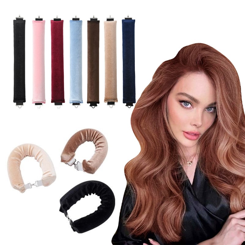 🔥Satin Hitzefreies Lockenwickler-Set